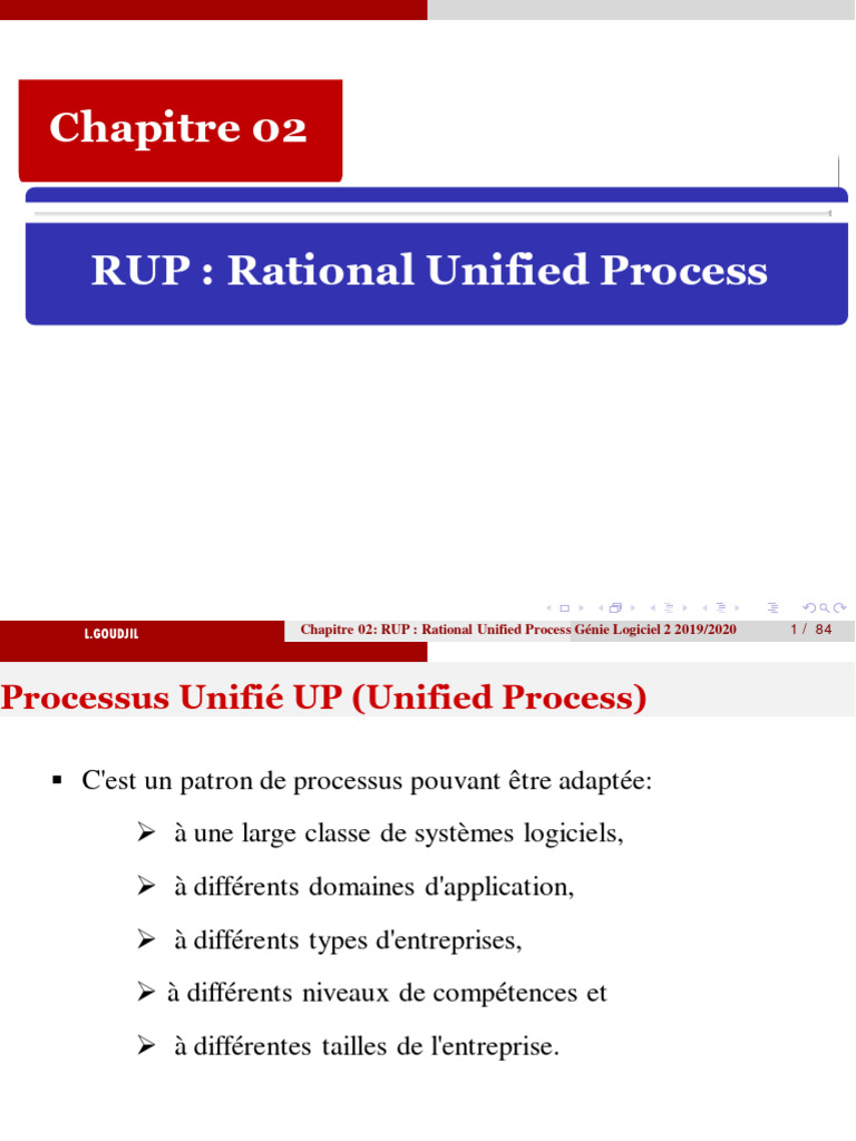 Introduction au Rational Unified Process | PDF