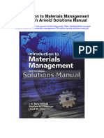 Introduction To Materials Management 7th Edition Arnold Solutions Manual