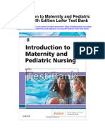 Instant Download Introduction To Maternity and Pediatric Nursing 8th Edition Leifer Test Bank PDF Full Chapter