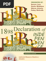 1898 Declaration of Philippine Independence