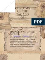 Customs of The Tagalog