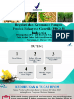Kebijakan Pengawasan Produk Rekayasa Genetik - Kuliah Pakar Poltekkes Surabaya - Oktober 2023