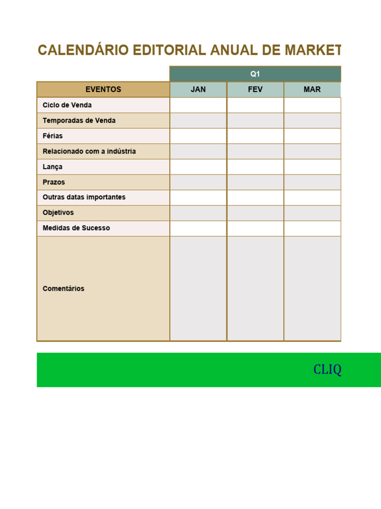 Calendário de Marketing Anual | PDF | Negócios
