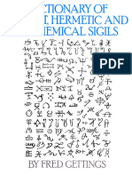 Dictionary of Occult Hermetic Alchemical Sigils and Symbols by Fred Gettings