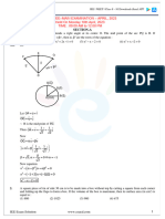 (Maths) - (10-4-2023) Shift 1