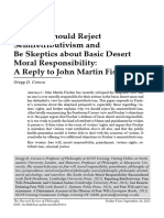 Why We Should Reject Semiretributivism and Be Skeptics About Basic Desert Moral