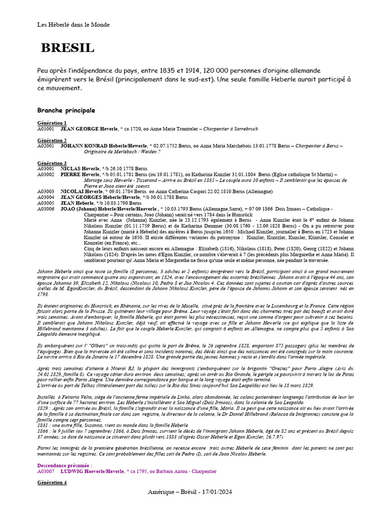 Lesheb2012 Bresil | PDF