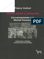 503467822 Foucault Michel Voeltzel Thierry 2019 Veinte Anos y Despues Conversaciones Con Michel Foucault