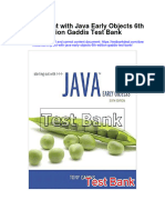 Instant Download Starting Out With Java Early Objects 6th Edition Gaddis Test Bank PDF Full Chapter