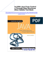 Instant Download Starting Out With Java From Control Structures Through Data Structures 2nd Edition Gaddis Test Bank PDF Full Chapter