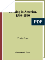 Cooking in America, 1590-1840 (The Greenwood Press Daily Life Through History Series) by Trudy Eden