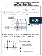 Le Quadrillage: Je Retiens