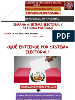 Semana 4 Realidad Nacional-Sistema Electoral y Partidos Políticos