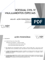 Slides Aula 09 - Ações Possessórias Parte II 2B2S 2023.2