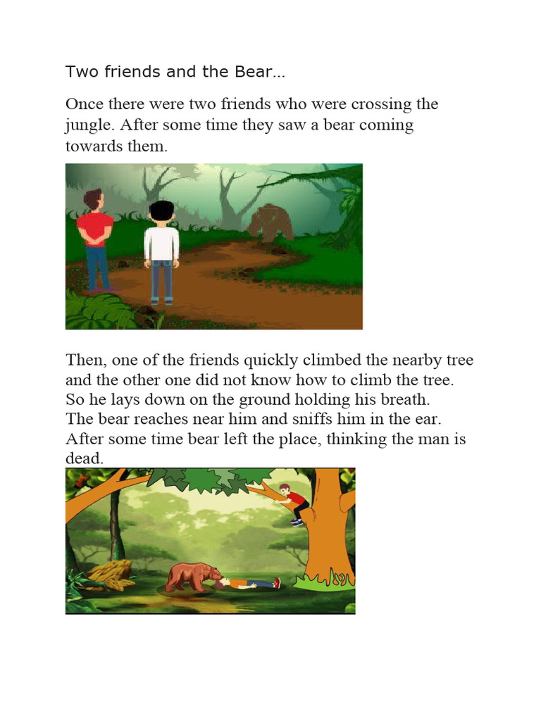 Two Friends and The Bear | PDF | Mystery, Thriller & Crime Fiction ...
