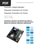 WEG Regulador Automatico de Tensao Grt7 Th4