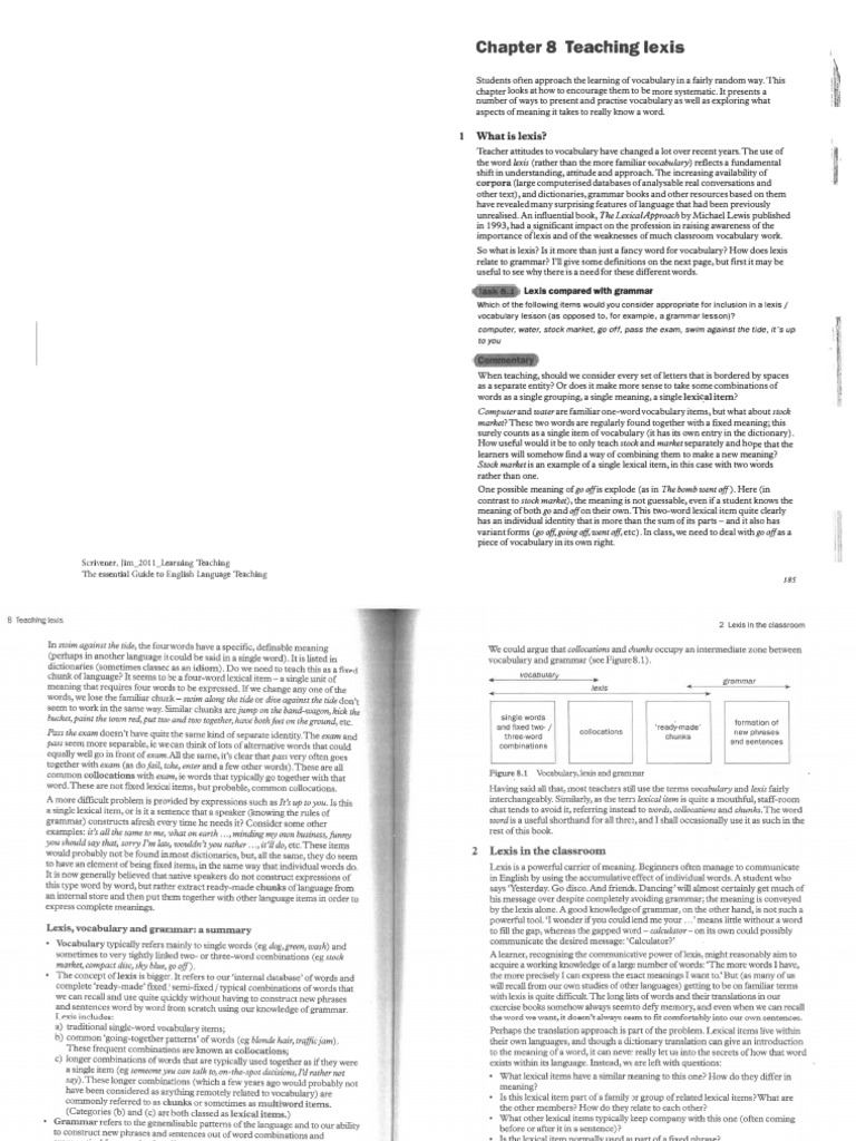 Scrivener jim 2011 teaching lexis pdf vocabulary human communication