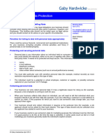 Data Protection and Research Briefing Note Template