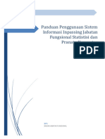 Panduan Penggunaan Sistem Informasi Inpassing Jabatan Fungsional Statistisi Dan Pranata Komputer