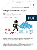 Beginner Guide To Web Scraping of Data