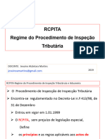 Slides - RCPITA - Regime Do Procedimento de Inspecção Tribuitária