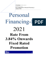 Special Offer From Al Rajhi Bank (Personal Financing I)
