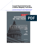 Instant Download State and Local Government by The People 16th Edition Magleby Test Bank PDF Full Chapter