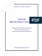 Chuyen de Phuong Tich Và Ung Dung THHV 2013