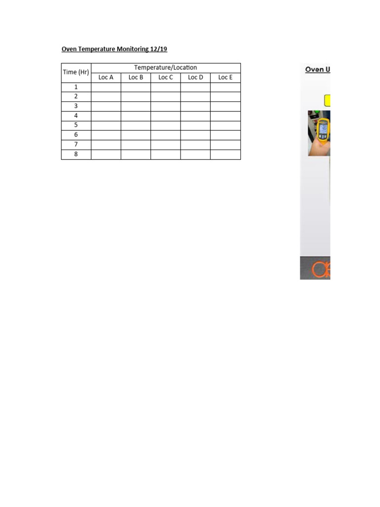 Oven Temperature Monitoring 12.19 PDF