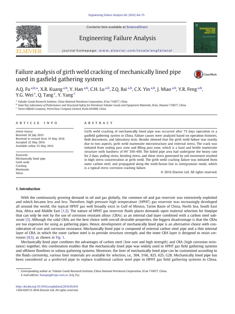 1 s2.0 S1350630716303624 Main | PDF | Fracture | Construction