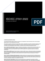 ISO 27001-2022 Gap Analysis Checklist