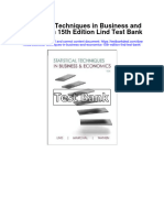 Instant Download Statistical Techniques in Business and Economics 15th Edition Lind Test Bank PDF Full Chapter