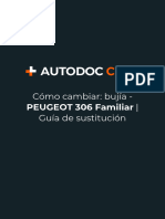 Cómo Cambiar - Bujía - PEUGEOT 306 Familiar - Guía de Sustitución