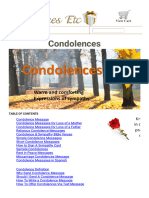 Condolences & Sympathy Messages - 250 Examples
