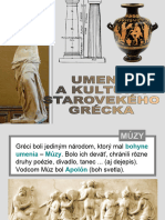 Umenie A Kultúra V Starovekom Grécku