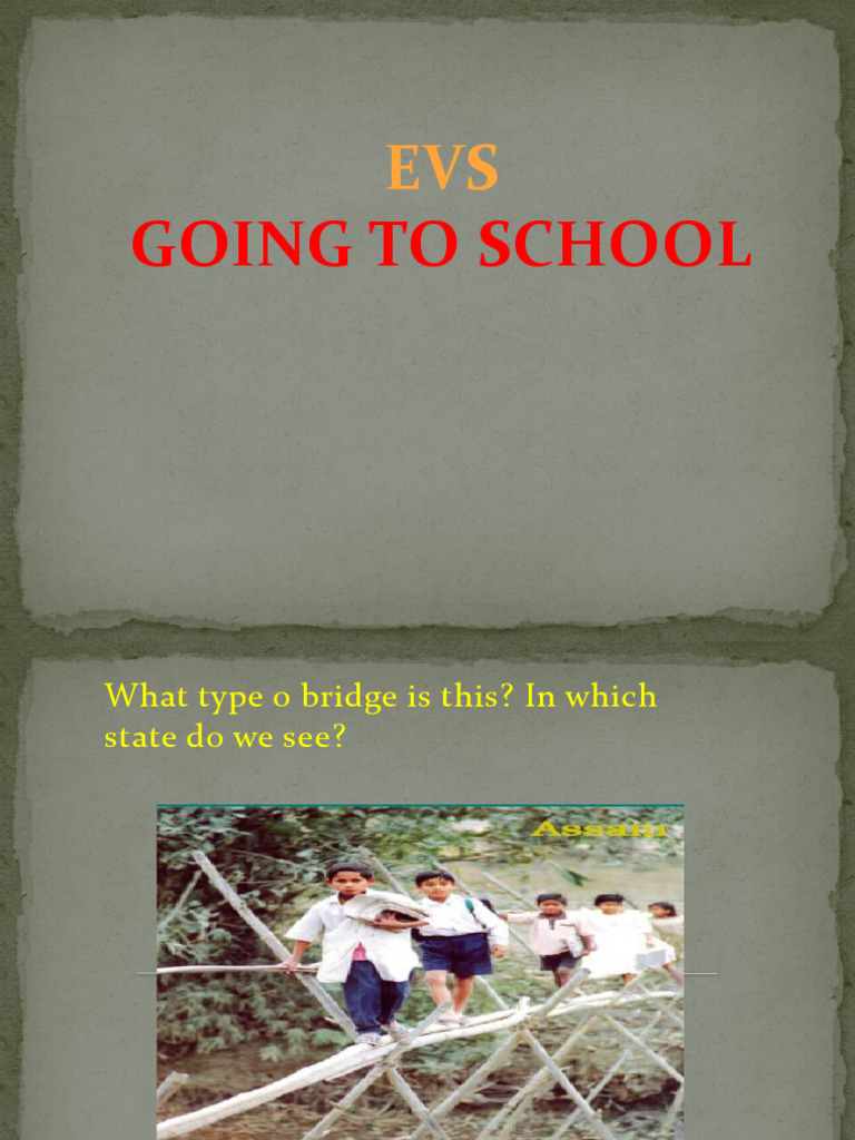 Going to School | PDF