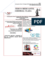 Periodico Mercantil y Gremial Claea Edicion #98