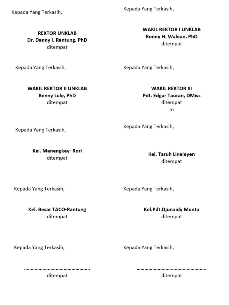 Label Undangan PDF