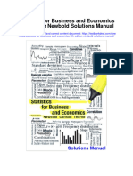 Instant Download Statistics For Business and Economics 8th Edition Newbold Solutions Manual PDF Full Chapter