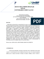 Educacao e Afetividade-Progeto Multidisciplinar Final