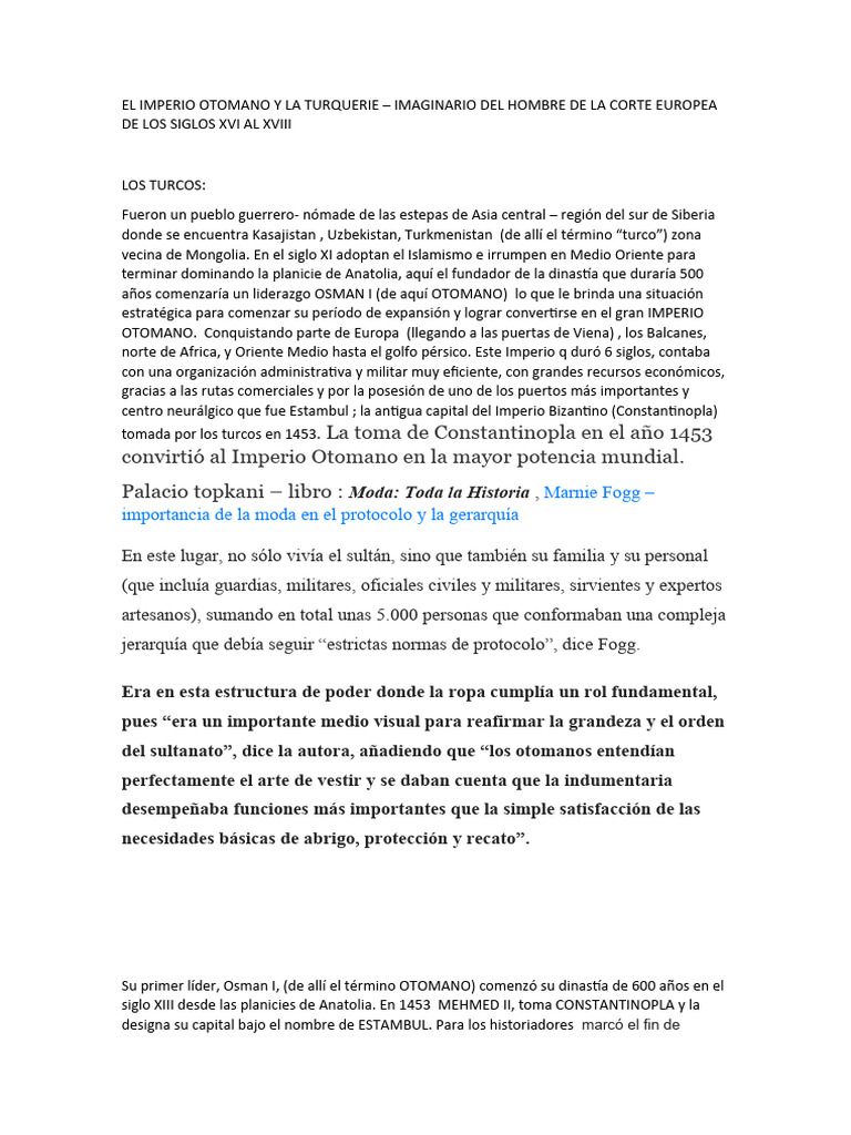La Influencia Otomana en Europa (XVI-XVIII) | PDF | imperio Otomano ...