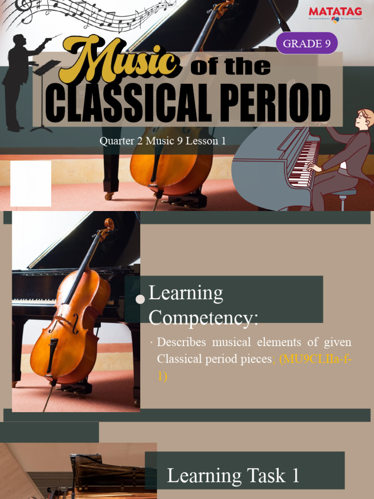 Q2PPTMusic 9Lesson 1 (Music of the Classical Period) PDF Classical Period (Music
