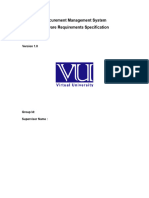 SRS File (Precurement Mangament System)