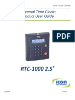 RTC-1000 2.5 Universal Time Clock User Guide