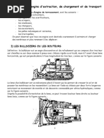 Caractéristiques et Utilisation du Bulldozer | PDF | Tracteur | Pompe