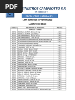 01 JOSE LISTA DE PRECIOS Septiembre 2022