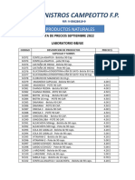 01 JOSE LISTA DE PRECIOS Septiembre 2022