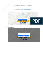 Tutorial Registrasi Dan Login Try Out R&D Institute