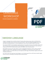 Swedish Language Workshop