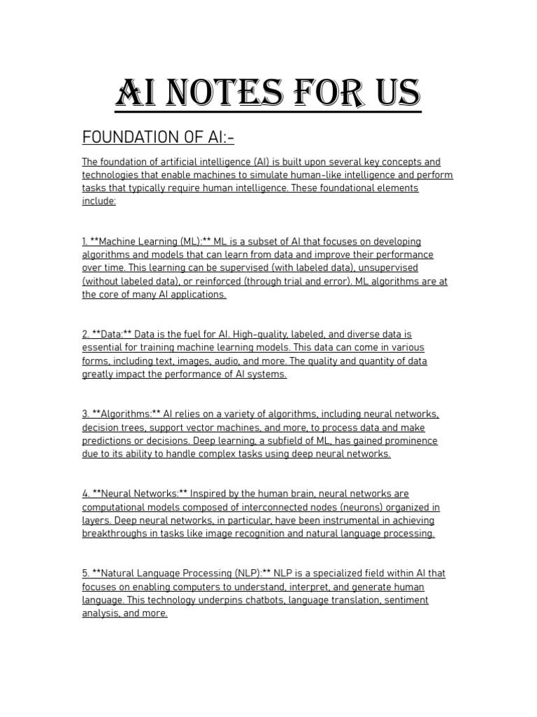 Ai notes by me download free pdf artificial intelligence